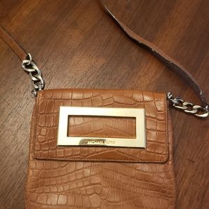 Cognac brown Michael Kors crossbody